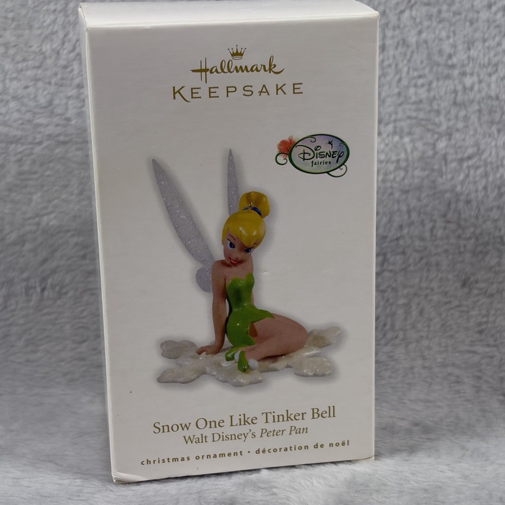 Hallmark Keepsake Snow One Like Tinker Bell Ornament 2010 Disney Peter Pan